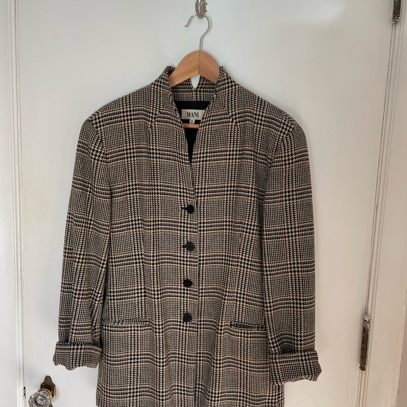 ARMANI wool blazer, Prince of Wales check, Made in Italy - Picture 4 of 10